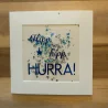 Geschenkkarte „Hipp, hipp, Hurra“