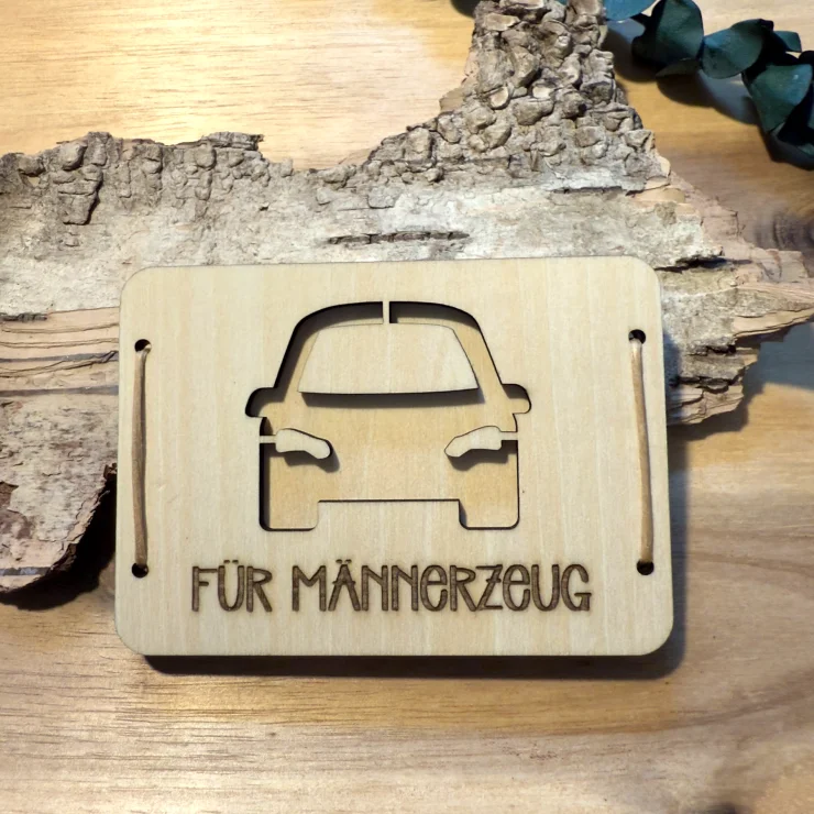 Geldverpackung „Für Männerzeug“