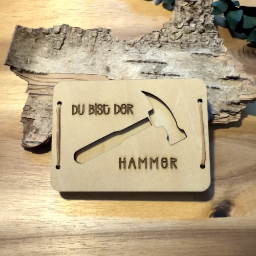 Geldverpackung „Hammer“