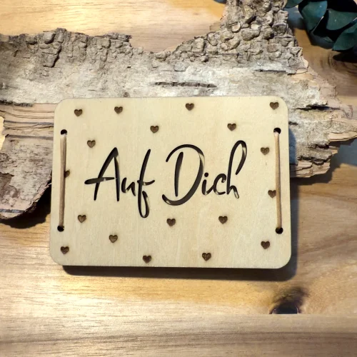Geldverpackung „Auf Dich“