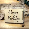 Geldverpackung „Happy Birthday“ – schlicht