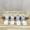 4 weiße Stecker + 4 blaue Stecker