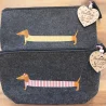 Filztasche „Dackel“ (klein) – Überraschung