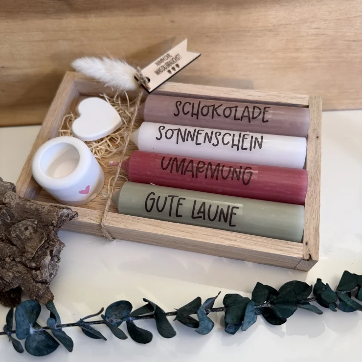 Geschenkset "Kerzen - Nimm, was Du brauchst 2"
