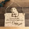 Dekoschild „Capybara"
