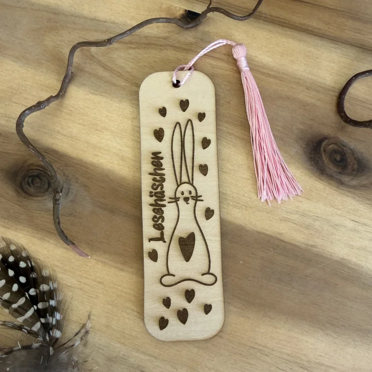 Lesezeichen „Lesehäschen“