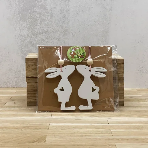 Anhänger Osterhasen, 2er-Set