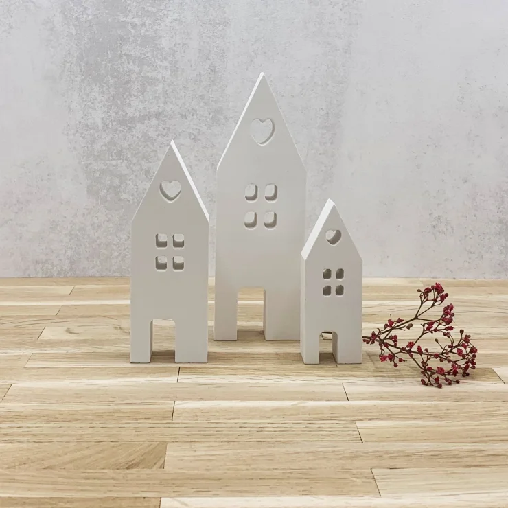 Haus mit Herz, 3er-Set