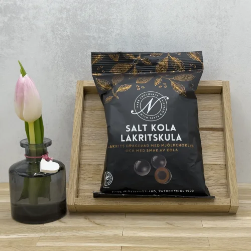 Narr Chocolate – Lakritzkugeln mit Milchschokolade, Karamell